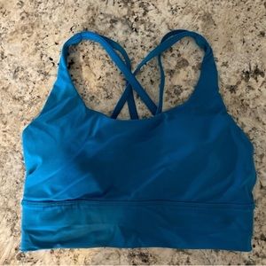 Lululemon Longline Sports Bra Hawaiian Blue 6
